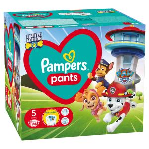 Pampers Baby-Dry Pants Paw Patrol, Veličina 5, 66 Pelena-Gaćica, 12 kg - 17 kg