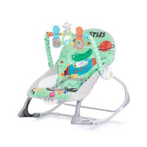 Chipolino glazbena ležaljka Baby Spa Green