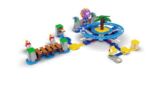 LEGO® SUPER MARIO™ 71400 big urchin u vožnji plažom