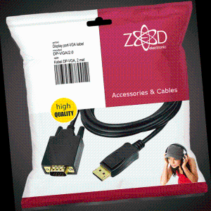 ZED electronic Kabel display port na vga, dužina 2.0 m - DP-VGA/2.0