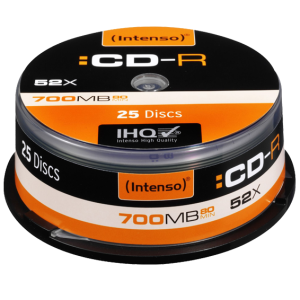 (Intenso) CD-R 700MB (80 min.) pak. 25 komada Cake Box - CD-R700MB/25Cake