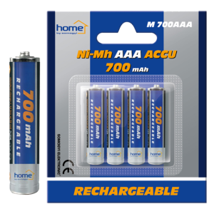 home Baterija punjiva AAA, 700mAh, blister 4 kom - M 700AAA