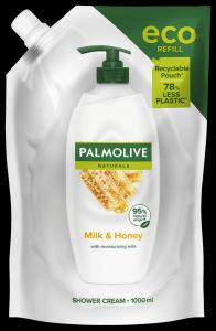 Palmolive Naturals gel za tuširanje refill Milk&Honey 1000 ml