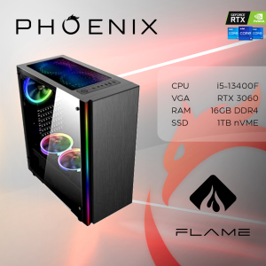 Phoenix Računalo Flame Y-526 Intel i5 13400 F/16 GB DDR4/NVMe SSD 1 TB/VGA RTX 3060