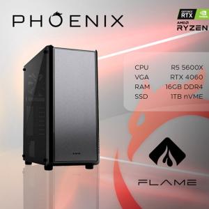 Phoenix Računalo Flame Y-527 AMD RYZEN 5 5600X/16 GB DDR4/NVMe SSD 1 TB/VGA RTX 4060 TI