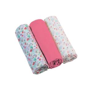 BabyOno Tetra pelene Muslin Srca, Roza