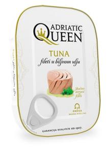 Adriatic Queen Tuna fileti u biljnom ulju, 18 x 105g