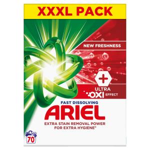 Ariel prašak za rublje Oxi 70 pranja box, 3,85 kg