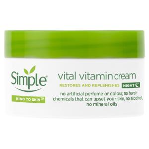 Simple noćna krema Kind to Skin Vital Vitamin 50 ml