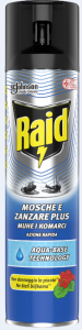 Raid® sprej muhe i komarci Aqua Base 400 ml