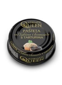 Adriatic Queen Pašteta od lubina i komarče s tartufima, 95 g, pakiranje 18 kom