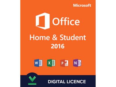 Microsoft Office 2016 Home and Student, ESD, legalna licenca