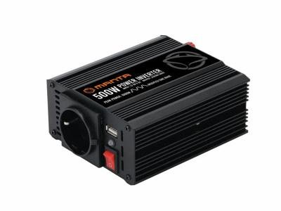 MANTA pretvarač 12V-24V DC na 230W AC, 500W / 1000W, crni MPI500M