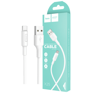 hoco. USB kabel za smartphone, USB type C kabel, 1 met, 2 A,bijela - X25 Soarer USB type C, White