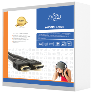 ZED electronic HDMI kabel, 20 met, ver. 1.4 - HDMI/20