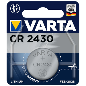 Varta Baterija litijska, CR2430, 3 V, dugmasta, blister 1 kom