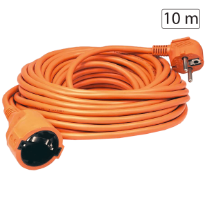 home Produžni strujni kabel 1 utičnica, 10m, H05VV-F 3G 1,5mm² - NV 2-10/OR/1.5