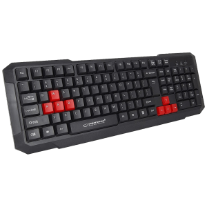 Esperanza Tipkovnica , gaming, USB, Aspis Red - EGK102R