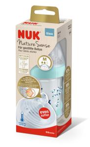 NUK staklena bočica Nature Sense NS 240m, temp 10745117