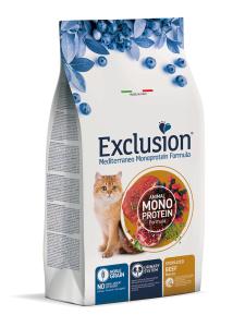 Exclusion hrana za mačke, Mediterraneo Adult Sterilised -  govedina, 1,5 kg