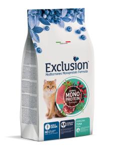 Exclusion hrana za mačke, Mediterraneo Adult Sterilised - tuna, 1,5 kg