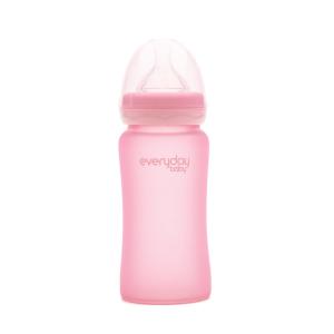 Everyday baby staklena bočica, 240 ml Healthy+ , Roza