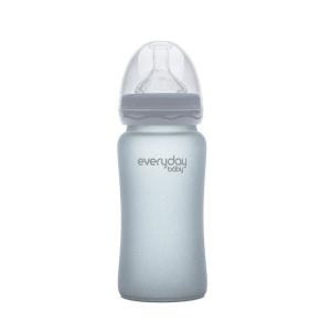 Everyday baby staklena bočica, 240 ml Healthy+ , Siva