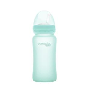 Everyday baby staklena boca sa slamkom, 240 ml Healthy+, Zelena mint