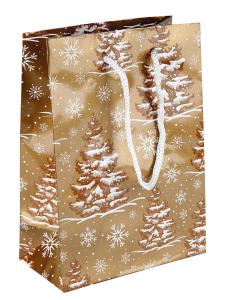Božićna ukrasna poklon vrećica 11,5 x 6 x 16 cm