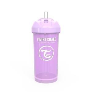 Twistshake Bočica sa slamkom 360 ml 6+m Pastel Purple