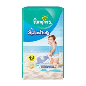 Pampers pelene-gaćice za kupanje PANTS Splahers veličina 4-5 (9-15  kg ) 11 kom