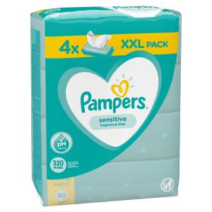 Pampers vlažne maramice Sensitive 4x80 kom