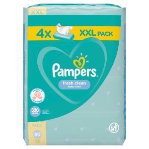 Pampers vlažne maramice Fresh Clean 4x80 kom