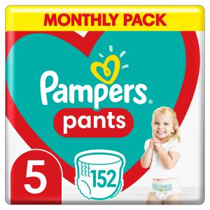 Pampers Pants pelene gaćice veličina 5 (12-17 kg) 152 kom X