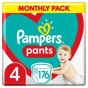 Pampers Pants pelene gaćice veličina 4 (9-15 kg) 176 kom