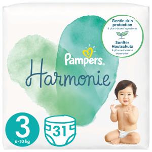 Pampers Harmonie pelene VP,  veličina 3, 31 kom*