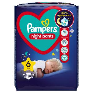 Pampers Night pants VP, veličina 6, 19 kom