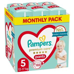 Pampers Premium Care pants MSB veličina 5 (12-17 kg) 102 kom