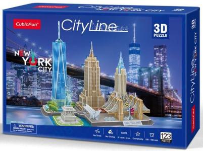 3D puzle City Line New York