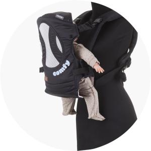 Chipolino nosiljka Comfy, Black / Blue