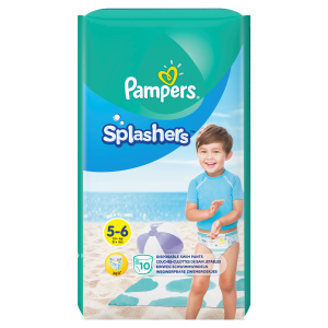 Pampers pelene-gaćice za kupanje PANTS Splahers veličina 5-6 (14+  kg ) 10 kom